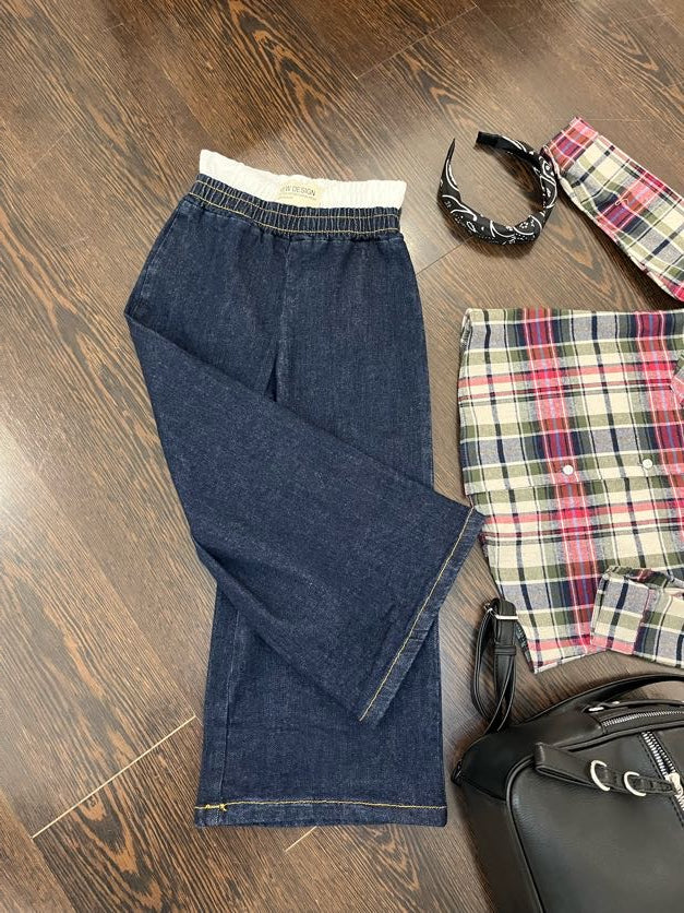 completo jeans e camicia boscaiola