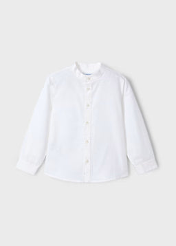 camicia mc coreana lino