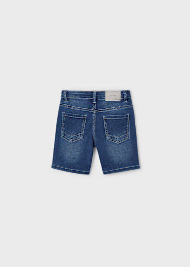 bermuda basic soft denim cargo