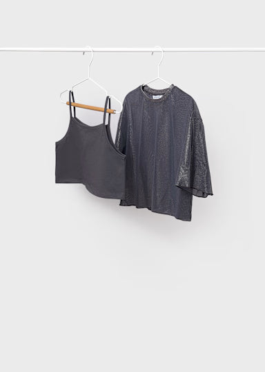 COMPL. TWIN SET TULLE
