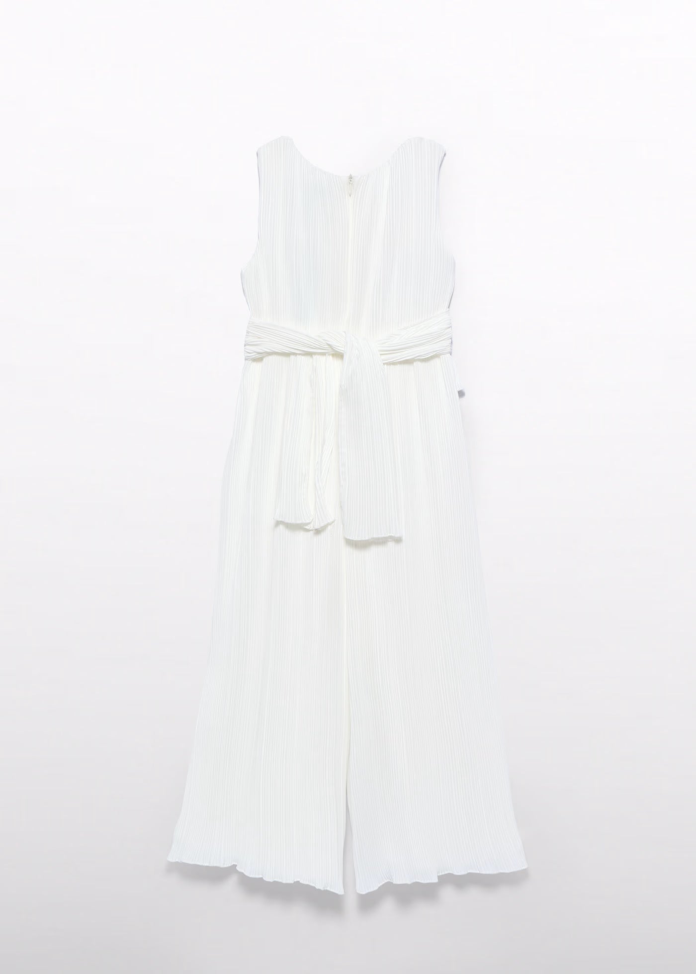 tuta lunga chiffon plissetata