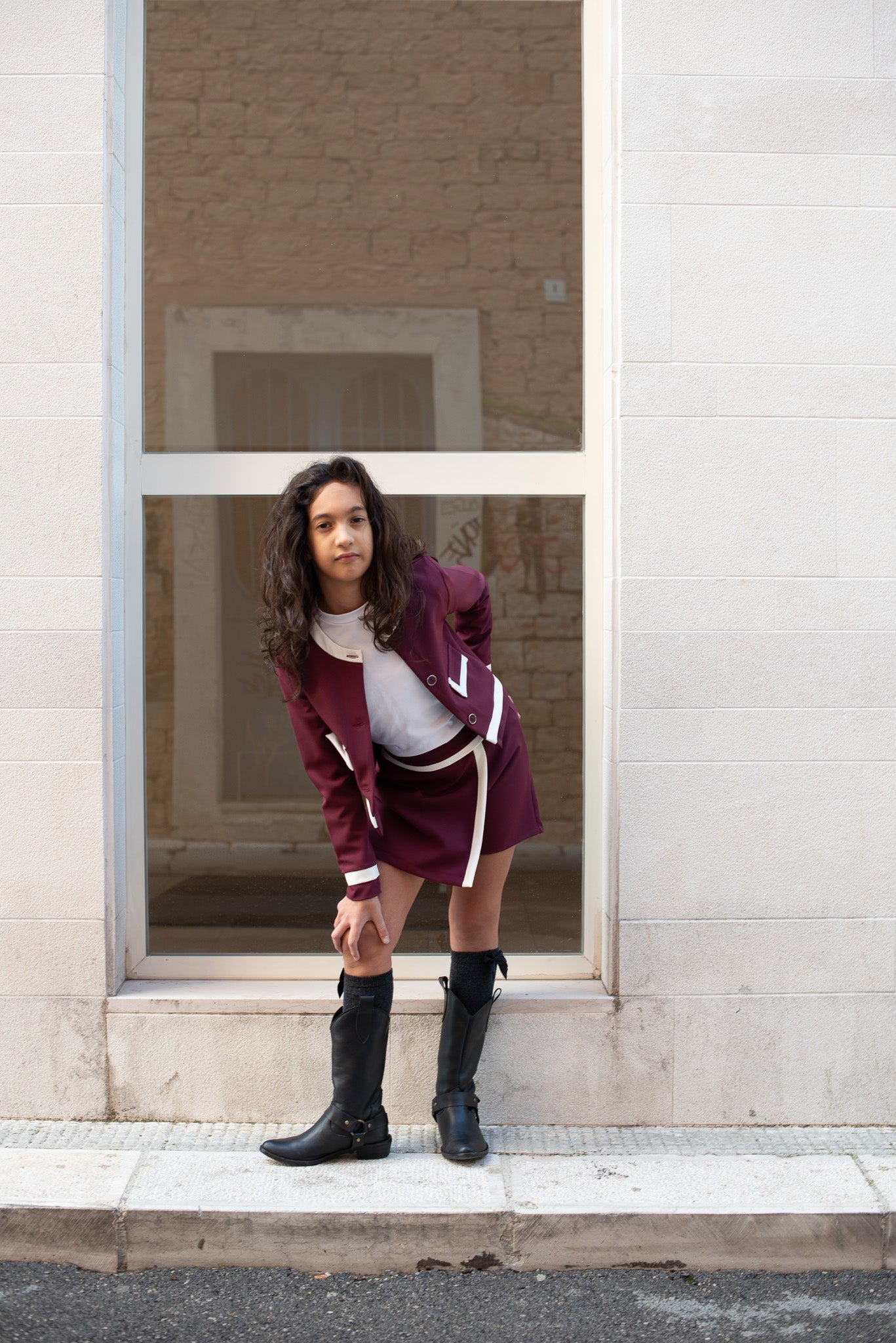 completo tre pezzi bordeaux