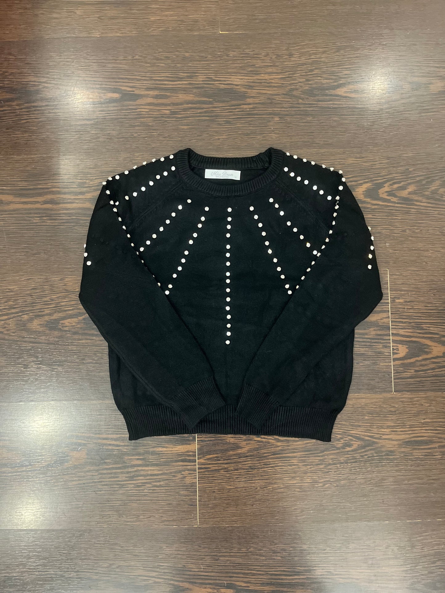 maglioncino nero con brillantini