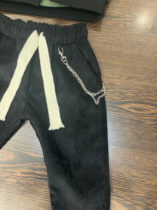 completo cappotto verde