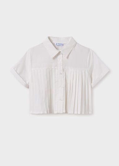 blusa plissettata