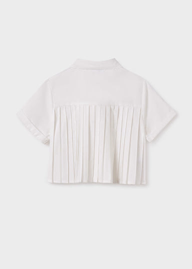 blusa plissettata