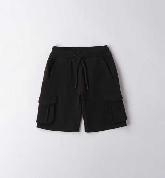 cargo nero pantaloncino