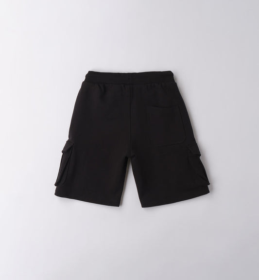cargo nero pantaloncino