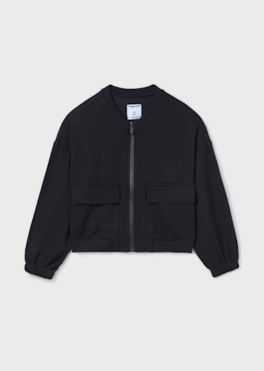 FELPA BOMBER PIQUE
