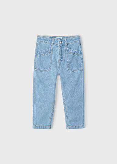 pantalone lungo mom fit