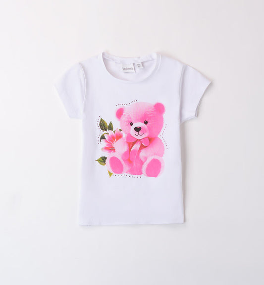 T SHIRT ORSETTO ROSA