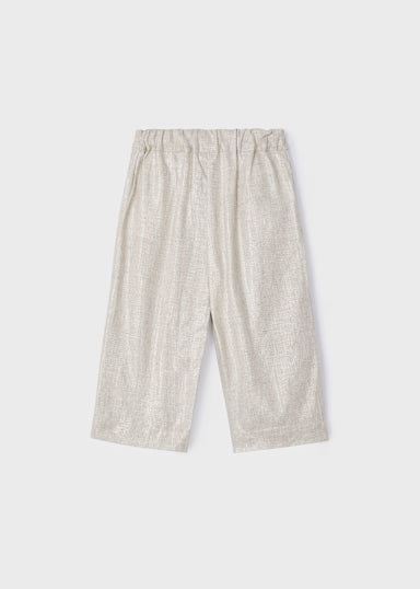 Pantalone lungo lino bambina